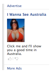 Click me and I'll show you a good time in Australia