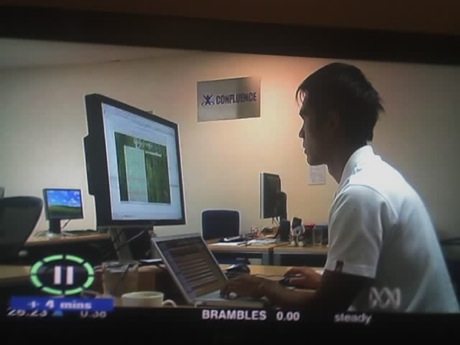 Dave gets his two seconds of fame