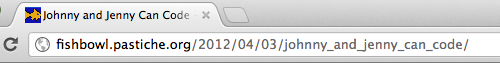 Chrome address bar