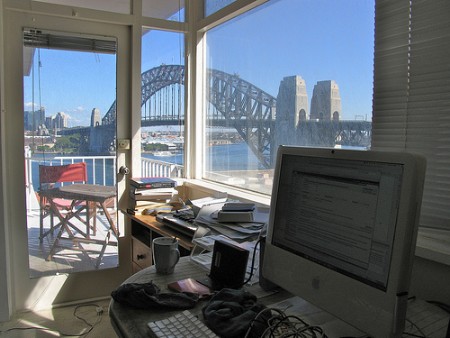 ...a nice view of Sydney harbour...